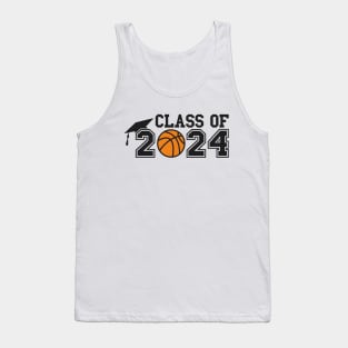 Senior Class of 2024 Graduation Mom Dad Basketball Tank Top